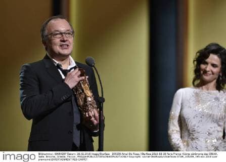205239 Arnal-De Rosa Starface 2016-02-26 Paris France 41ème cérémonie des CESAR. Salle. Binoche, Juliette; Faucon, Philippe  Copyright: xArnal-DexRosax xStarfacex STAR_205239_195