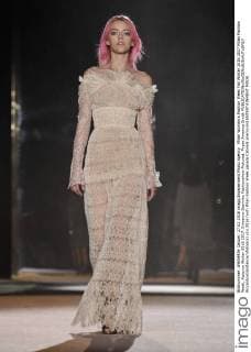 Milan Woman s Fashion Week Fall Winter 2016 2017 Milan Fashion Week, Autumn Winter 2016 2017. Ermanno Scervino Fashionshow Pictured: Pyper America Smith  RiccardoxGiordanox xfotosicki