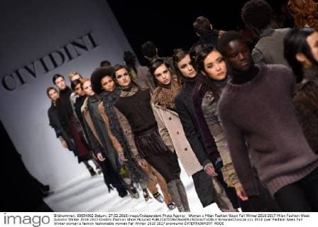 Woman s Milan Fashion Week Fall Winter 2016 2017 Milan Fashion Week Autumn Winter 2016 2017 Cividini Ifashion Show Pictured  SimonaxChioccia