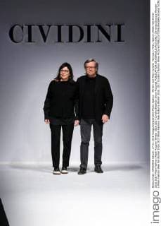 Miriam und Piero Cividini Woman s Milan Fashion Week Fall Winter 2016 2017 Milan Fashion Week Autumn Winter 2016 2017 Cividini Ifashion Show Pictured  SimonaxChioccia