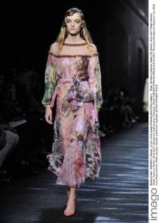 Milan Woman s Fashion Week Fall Winter 2016 2017 Milan Fashion Week, Autumn Winter 2016 2017. Blumarine Fashionshow Pictured: Model  RiccardoxGiordanox xfotosicki