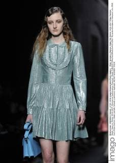 Milan Woman s Fashion Week Fall Winter 2016 2017 Milan Fashion Week, Autumn Winter 2016 2017. Blumarine Fashionshow Pictured: Model  RiccardoxGiordanox xfotosicki