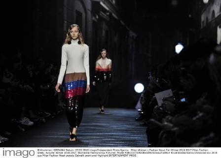 Milan Woman s Fashion Week Fall Winter 2016 2017 Milan Fashion Week, Autumn Winter 2016 2017. Blumarine Fashionshow Pictured: Model  RiccardoxGiordanox xfotosicki