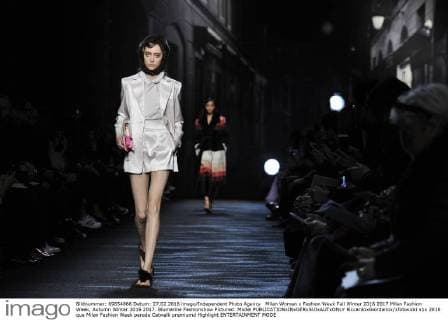 Milan Woman s Fashion Week Fall Winter 2016 2017 Milan Fashion Week, Autumn Winter 2016 2017. Blumarine Fashionshow Pictured: Model  RiccardoxGiordanox xfotosicki
