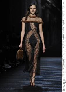 Milan Woman s Fashion Week Fall Winter 2016 2017 Milan Fashion Week, Autumn Winter 2016 2017. Blumarine Fashionshow Pictured: Model  RiccardoxGiordanox xfotosicki