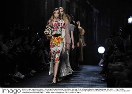 Milan Woman s Fashion Week Fall Winter 2016 2017 Milan Fashion Week, Autumn Winter 2016 2017. Blumarine Fashionshow Pictured: Model  RiccardoxGiordanox xfotosicki