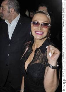 Themen der Woche Milan Woman s Fashion Week Fall Winter 2016 2017 Milan Fashion Week, Autumn Winter 2016 2017. Blumarine Fashionshow frontrow Pictured: Anastacia  RiccardoxGiordanox xfotosicki