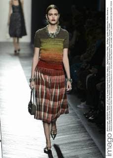 Mailand Fashion Week - Bottega Veneta Modenschau Milan Woman s Fashion Week Fall Winter 2016 2017 Milan Fashion Week, Autumn Winter 2016 2017. BottegaVeneta Fashionshow Pictured: Model  RiccardoxGiordanox xfotosicki
