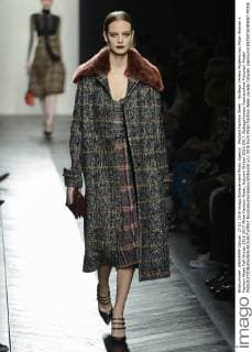 Mailand Fashion Week - Bottega Veneta Modenschau Milan Woman s Fashion Week Fall Winter 2016 2017 Milan Fashion Week, Autumn Winter 2016 2017. BottegaVeneta Fashionshow Pictured: Model  RiccardoxGiordanox xfotosicki