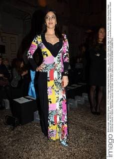 Woman s Milan Fashion Week Fall Winter 2016 2017 Milan Fashion Week Autumn Winter 2016 2017. Leitmotiv Frontrow Pictured Paola Modugno  SimonaxChioccia