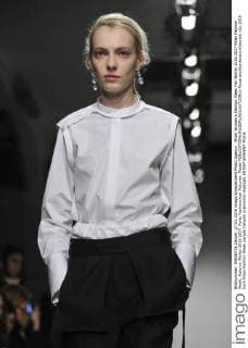 Milan Woman s Fashion Week Fall Winter 2016 2017 Milan Fashion Week, Autumn Winter 2016 2017. Ports Fashionshow Pictured: Model  RiccardoxGiordanox xfotosicki