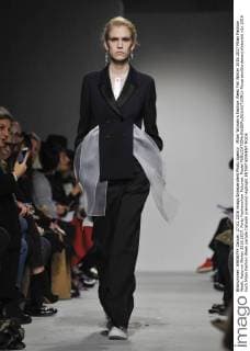 Milan Woman s Fashion Week Fall Winter 2016 2017 Milan Fashion Week, Autumn Winter 2016 2017. Ports Fashionshow Pictured: Model  RiccardoxGiordanox xfotosicki