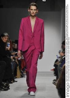 Milan Woman s Fashion Week Fall Winter 2016 2017 Milan Fashion Week, Autumn Winter 2016 2017. Ports Fashionshow Pictured: Model  RiccardoxGiordanox xfotosicki