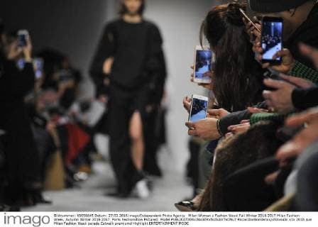 Milan Woman s Fashion Week Fall Winter 2016 2017 Milan Fashion Week, Autumn Winter 2016 2017. Ports Fashionshow Pictured: Model  RiccardoxGiordanox xfotosicki