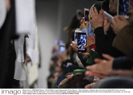 Milan Woman s Fashion Week Fall Winter 2016 2017 Milan Fashion Week, Autumn Winter 2016 2017. Ports Fashionshow Pictured: Model  RiccardoxGiordanox xfotosicki