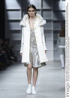 Milan Woman s Fashion Week Fall Winter 2016 2017 Milan Fashion Week, Autumn Winter 2016 2017. Acquilano Rimondi Fashionshow Pictured: Model  RiccardoxGiordanox xfotosicki