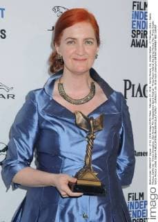 February 27, 2016 - Santa Monica, CA, United States - 27 February 2016 - Santa Monica, California - Emma Donoghue. 31st Annual Film Independent Spirit Awards - Press Room held at the Santa Monica Pier. Photo Credit: Santa Monica United States - ZUMAs123