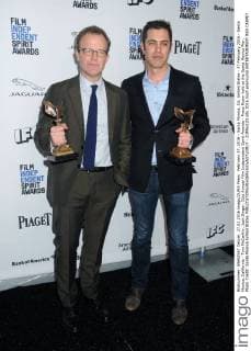 February 27, 2016 - Santa Monica, CA, United States - 27 February 2016 - Santa Monica, California - Tom McCarthy, Josh Singer. 31st Annual Film Independent Spirit Awards - Press Room held at the Santa Monica Pier. Photo Credit: Santa Monica United States - ZUMAs123