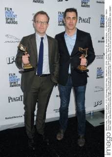 February 27, 2016 - Santa Monica, CA, United States - 27 February 2016 - Santa Monica, California - Tom McCarthy, Josh Singer. 31st Annual Film Independent Spirit Awards - Press Room held at the Santa Monica Pier. Photo Credit: Santa Monica United States - ZUMAs123