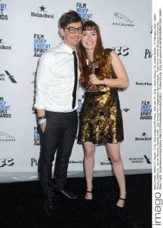 February 27, 2016 - Santa Monica, CA, United States - 27 February 2016 - Santa Monica, California - Jorma Taccone, Marielle Heller. 31st Annual Film Independent Spirit Awards - Press Room held at the Santa Monica Pier. Photo Credit: Santa Monica United States - ZUMAs123