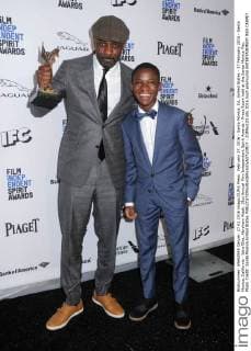 February 27, 2016 - Santa Monica, CA, United States - 27 February 2016 - Santa Monica, California - Idris Elba, Abraham Attah. 31st Annual Film Independent Spirit Awards - Press Room held at the Santa Monica Pier. Photo Credit: Santa Monica United States - ZUMAs123