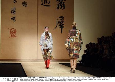 Woman s Milan Fashion Week Fall Winter 2016 2017 Milan Fashion Week Fall Winter 2016 Fashion Show Biagiotti 2017. Pictured  SimonaxChioccia