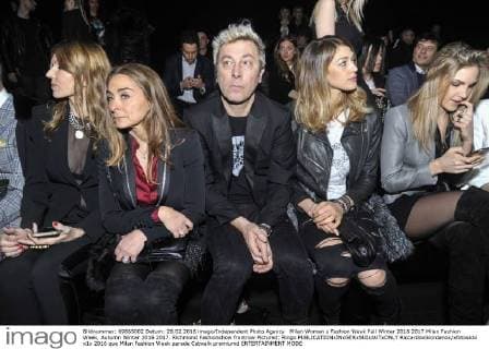 Milan Woman s Fashion Week Fall Winter 2016 2017 Milan Fashion Week, Autumn Winter 2016 2017. Richmond Fashionshow frontrow Pictured: Ringo  RiccardoxGiordanox xfotosicki