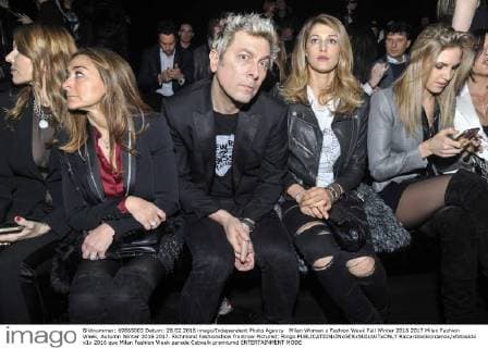 Milan Woman s Fashion Week Fall Winter 2016 2017 Milan Fashion Week, Autumn Winter 2016 2017. Richmond Fashionshow frontrow Pictured: Ringo  RiccardoxGiordanox xfotosicki