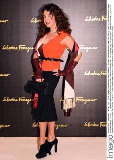 Woman s Milan Fashion Week Fall Winter 2016 2017 Milan Fashion Week Autumn Winter 2016 2017. Salvatore Ferragamo arrivals Pictured Gabriella Domp  SimonaxChioccia