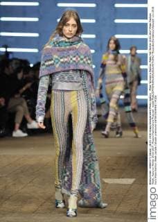 Milan Woman s Fashion Week Fall Winter 2016 2017 Milan Fashion Week, Autumn Winter 2016 2017. Missoni Fashionshow Pictured: model  RiccardoxGiordanox xfotosicki