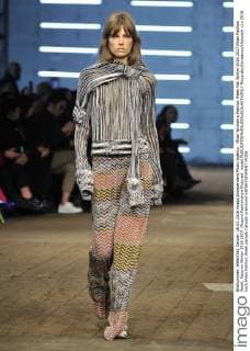 Milan Woman s Fashion Week Fall Winter 2016 2017 Milan Fashion Week, Autumn Winter 2016 2017. Missoni Fashionshow Pictured: model  RiccardoxGiordanox xfotosicki