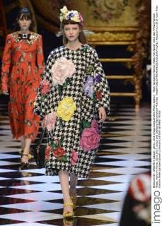 Milan Woman s Fashion Week Fall Winter 2016 2017 Milan Fashion Week, Autumn Winter 2016 2017. Dolce and Gabbana Fashionshow Pictured: model  fotosicki