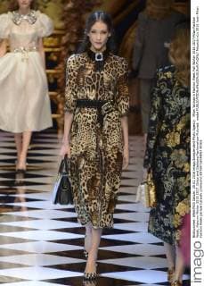 Milan Woman s Fashion Week Fall Winter 2016 2017 Milan Fashion Week, Autumn Winter 2016 2017. Dolce and Gabbana Fashionshow Pictured: model  fotosicki