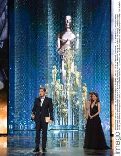 Feb 28, 2016 - Hollywood, California, U.S. - Leonardo DICAPRIO (Di Caprio) accepts the Oscar for Performance by an actor in a Leading role, for work on œThe Revenant during the live ABC Telecast of The 88th Oscars at the Dolby Theatre. Hollywood U.S. - ZUMAz03_