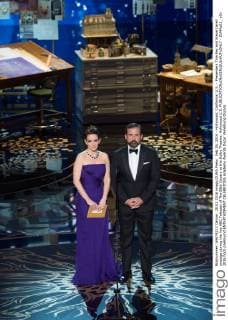 Feb 28, 2016 - Hollywood, California, U.S. - Presenters Tina Fey and Steve Carell onstage during the live ABC Telecast of The 88th Oscars at the Dolby Theatre. Hollywood U.S. - ZUMAz03_