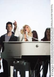 Feb 28, 2016 - Hollywood, California, U.S. - Oscar-nominee Lady Gaga performs during the live ABC Telecast of The 88th Oscars at the Dolby Theatre. Hollywood U.S. - ZUMAz03_