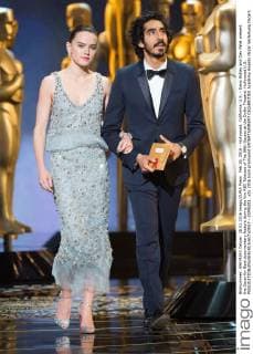 Feb 28, 2016 - Hollywood, California, U.S. - Daisy Ridley and Dev Patel present the Oscar for Best documentary feature during the live ABC Telecast of The 88th Oscars at the Dolby Theatre. Hollywood U.S. - ZUMAz03_
