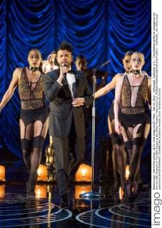 Feb 28, 2016 - Hollywood, California, U.S. - The Weeknd performs onstage during the live ABC Telecast of The 88th Oscars at the Dolby Theatre. Hollywood U.S. - ZUMAz03_