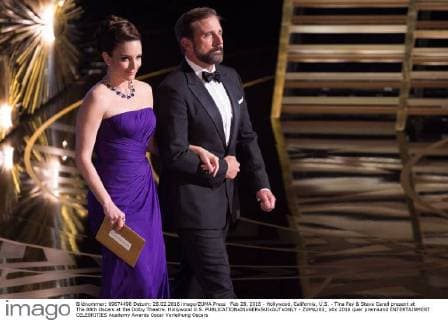 Feb 28, 2016 - Hollywood, California, U.S. - Tina Fey & Steve Carell present at The 88th Oscars at the Dolby Theatre. Hollywood U.S. - ZUMAz03_