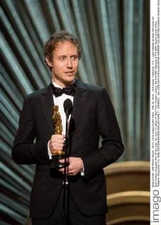Feb 28, 2016 - Hollywood, California, U.S. - Lazlo Nemes accepts the Oscar for Best foreign language film of the year, for work on œSon of Saul from Hungary during the live ABC Telecast of The 88th Oscars at the Dolby Theatre. Hollywood U.S. - ZUMAz03_