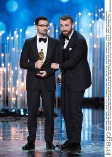 Feb 28, 2016 - Hollywood, California, U.S. - In the category for Achievement in music written for motion pictures (Original song) the Oscar goes to œWriting™s on the Wall from œSpectre, Music by Jimmy Napes and Sam Smith, Lyrics by Jimmy Napes and Sam Smith during the live ABC Telecast of The 88th Oscars at the Dolby Theatre. Hollywood U.S. - ZUMAz03_