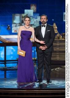 Feb 28, 2016 - Hollywood, California, U.S. - Tina Fey and Steve Carell present at The 88th Oscars at the Dolby Theatre. Hollywood U.S. - ZUMAz03_