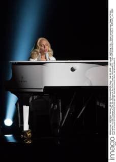 Feb 28, 2016 - Hollywood, California, U.S. - Oscar-nominee Lady Gaga performs during the live ABC Telecast of The 88th Oscars at the Dolby Theatre. Hollywood U.S. - ZUMAz03_