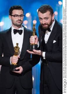 Feb 28, 2016 - Hollywood, California, U.S. - In the category for Achievement in music written for motion pictures (Original song) the Oscar goes to œWriting™s on the Wall from œSpectre, Music by Jimmy Napes and Sam Smith, Lyrics by Jimmy Napes and Sam Smith during the live ABC Telecast of The 88th Oscars at the Dolby Theatre. Hollywood U.S. - ZUMAz03_