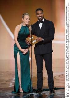 Feb 28, 2016 - Hollywood, California, U.S. - Oscar-nominee Rachel McAdams and Michael B. Jordan present during the live ABC Telecast of The 88th Oscars at the Dolby Theatre. Hollywood U.S. - ZUMAz03_