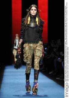 Milan Woman s Fashion Week Fall Winter 2016 2017 Milan Fashion Week, Autumn Winter 2016 2017. Dsquared 2 Fashionshow Pictured: model  fotosicki