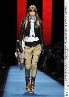 Milan Woman s Fashion Week Fall Winter 2016 2017 Milan Fashion Week, Autumn Winter 2016 2017. Dsquared 2 Fashionshow Pictured: model  fotosicki