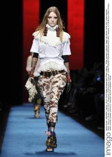 Milan Woman s Fashion Week Fall Winter 2016 2017 Milan Fashion Week, Autumn Winter 2016 2017. Dsquared 2 Fashionshow Pictured: model  fotosicki