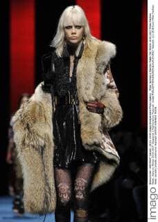 Milan Woman s Fashion Week Fall Winter 2016 2017 Milan Fashion Week, Autumn Winter 2016 2017. Dsquared 2 Fashionshow Pictured: model  fotosicki