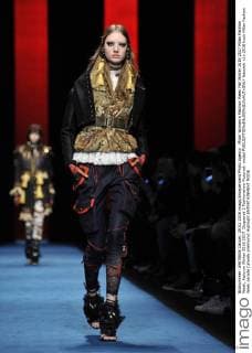 Milan Woman s Fashion Week Fall Winter 2016 2017 Milan Fashion Week, Autumn Winter 2016 2017. Dsquared 2 Fashionshow Pictured: model  fotosicki